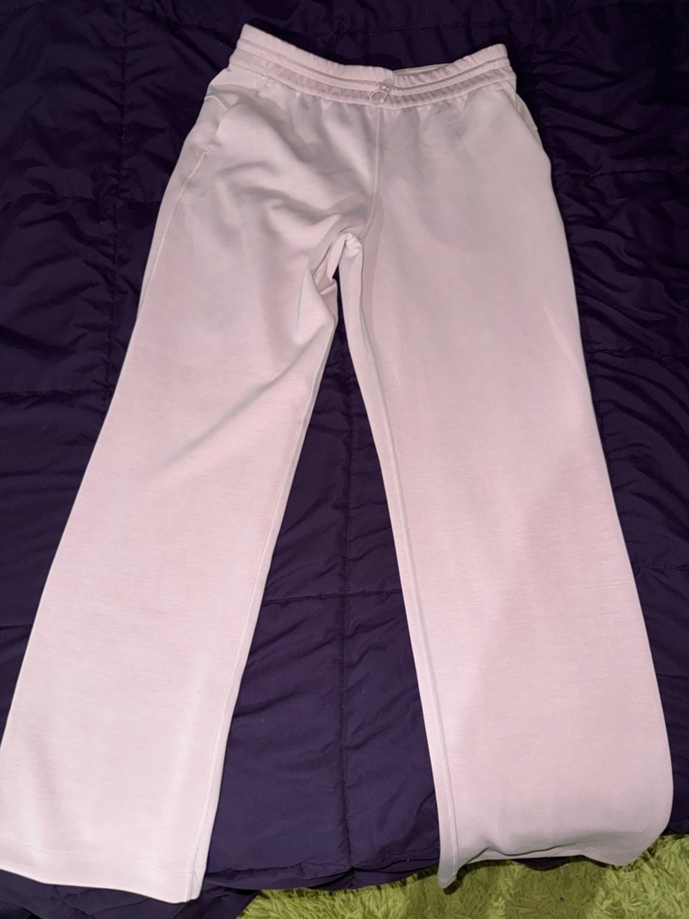 lululemon athletica Dusty Pink Wide-Leg Lounge Pants